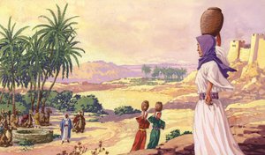 Rebekah coming to the well