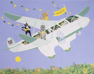Cat Air Show by Pat Scott