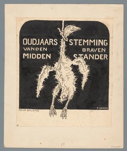 Plucked Middle-Class Man by Patricq Kroon (signed by artist)