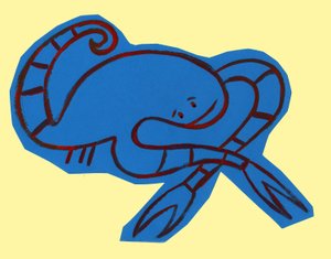 Horoscope: the sign of the scorpion. Illustration by P. La Porta. by Patrizia La Porta