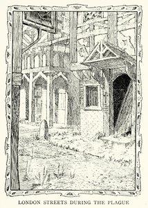 London streets during the Great Plague