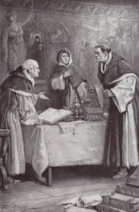 Illustration for The Cloister and The Hearth by Charles Reade by Paul (after) Hardy