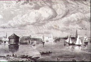 New York Harbour in the 1860s