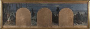 Sketch for the Cabinet of the Prefect of the Hôtel de Ville: External Defense during the Siege of Paris in 1870