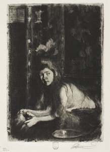 Woman with a Vase by Paul Albert Besnard