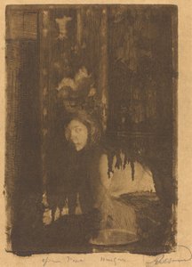 Woman with a Vase by Paul Albert Besnard