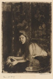 Woman with a Vase by Paul Albert Besnard
