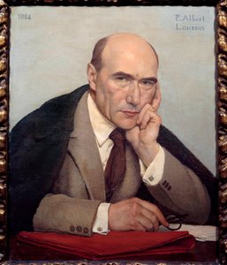 Portrait of the French Writer Andre Gide (1869-1951) by Paul Albert Laurens