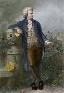 Portrait of Wolfgang Amadeus Mozart (1756-1791) in Salzburg. Engraving by Paul Barfus (1823-1895). by Paul Barfus