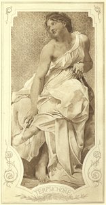 Terpsichore, Muse of the Choral Dance by Paul Baudry