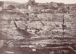 Amphitheatre of Syracuse, 1865 by Paul Berthier