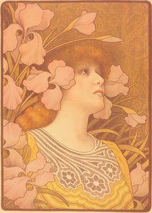 Sarah Bernhardt as Melisande by Paul Berthon