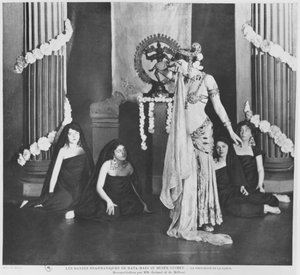 Mata Hari performing in Musee Guimet, Paris by Paul Boyer