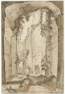 Ruins of the Palace of Septimius Severus on the Palatine by Paul Bril