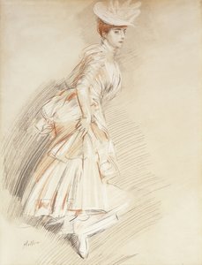 An Elegant Lady, Standing Full-Length