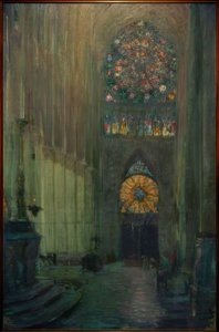 Interior View of Reims Cathedral