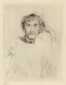 J. A. M. Whistler by Paul Cesar Helleu