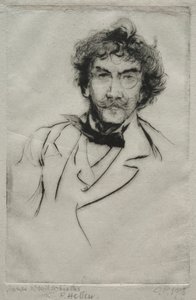 James MacNeill Whistler by Paul Cesar Helleu