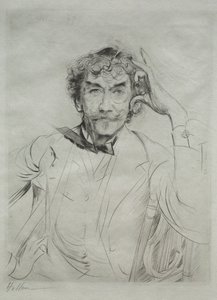 James MacNeill Whistler by Paul Cesar Helleu