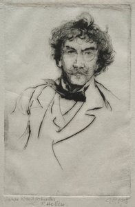 James MacNeill Whistler by Paul Cesar Helleu