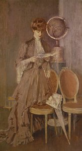 Portrait of Mme Helleu Reading a Letter
