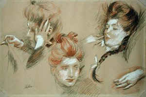Study of Women by Paul Cesar Helleu