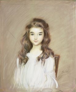 The Daughter of the Marquise of Elbe by Paul Cesar Helleu