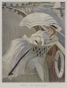 Under the White Umbrella by Paul Cesar after Helleu