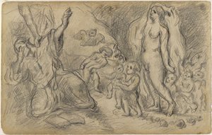 The Temptation of Saint Anthony by Paul Cézanne