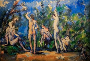 Five Bathers by Paul Cézanne