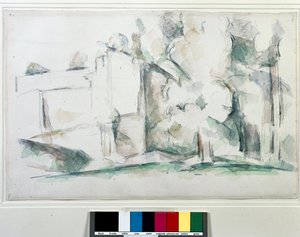 House Through the Trees by Paul Cézanne