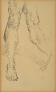 Legs study by Paul Cézanne