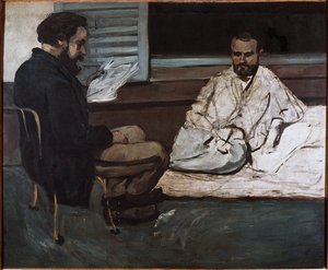 Paul Alexis Reading a Manuscript to Emile Zola