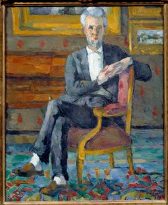 Portrait of Victor Chocquet (1821-1891) by Paul Cézanne