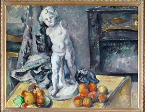 Still Life with Statuette by Paul Cezanne