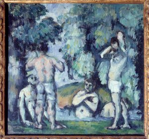 The Five Bathers by Paul Cézanne