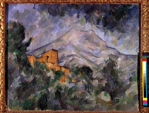 The Holy Mountain Victory and the Black Castle by Paul Cézanne