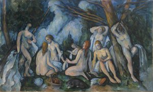 The Large Bathers by Paul Cézanne