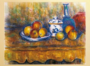 Still Life with Blue Bottle by Paul Cézanne
