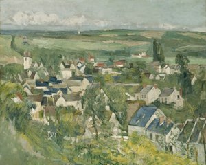 Panoramic View of Auvers, 1873-75 by Paul Cézanne