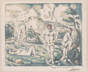 Bathers by Paul Cézanne