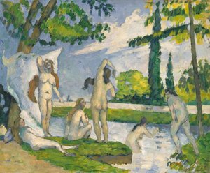 Bathers, 1874-75 by Paul Cézanne
