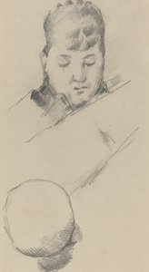 Bust of Madame Cézanne (verso), 1884-1885