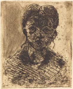 Bust of a Girl by Paul Cézanne