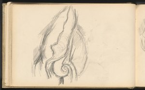 Cushion of an Armchair by Paul Cézanne