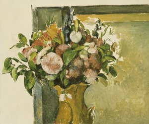 Flowers in a Vase by Paul Cézanne