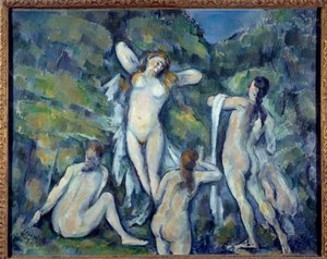 Four Bathers by Paul Cézanne