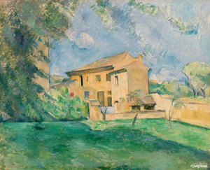 The Farm at the Jas de Bouffan by Paul Cézanne