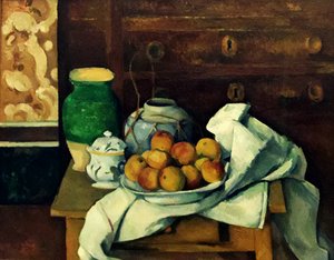 Still Life with Dresser by Paul Cézanne