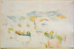 Mountainous Landscape in the Surroundings of Aix-en-Provence